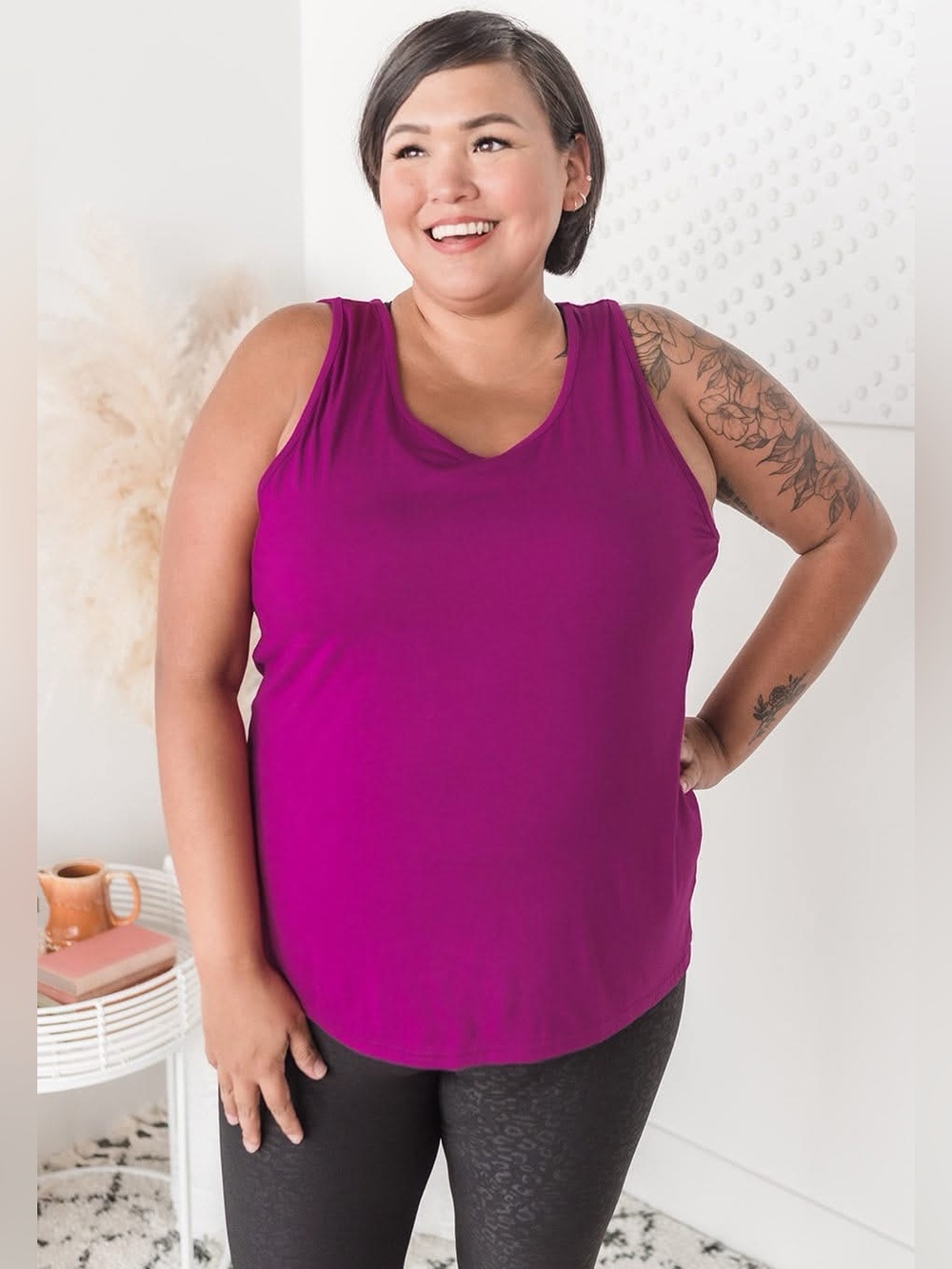 Eye Opening Top 🍒 Fuchsia, Size Small